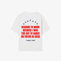 9-5 Tee White