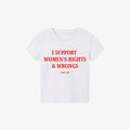 Women Rights Top White