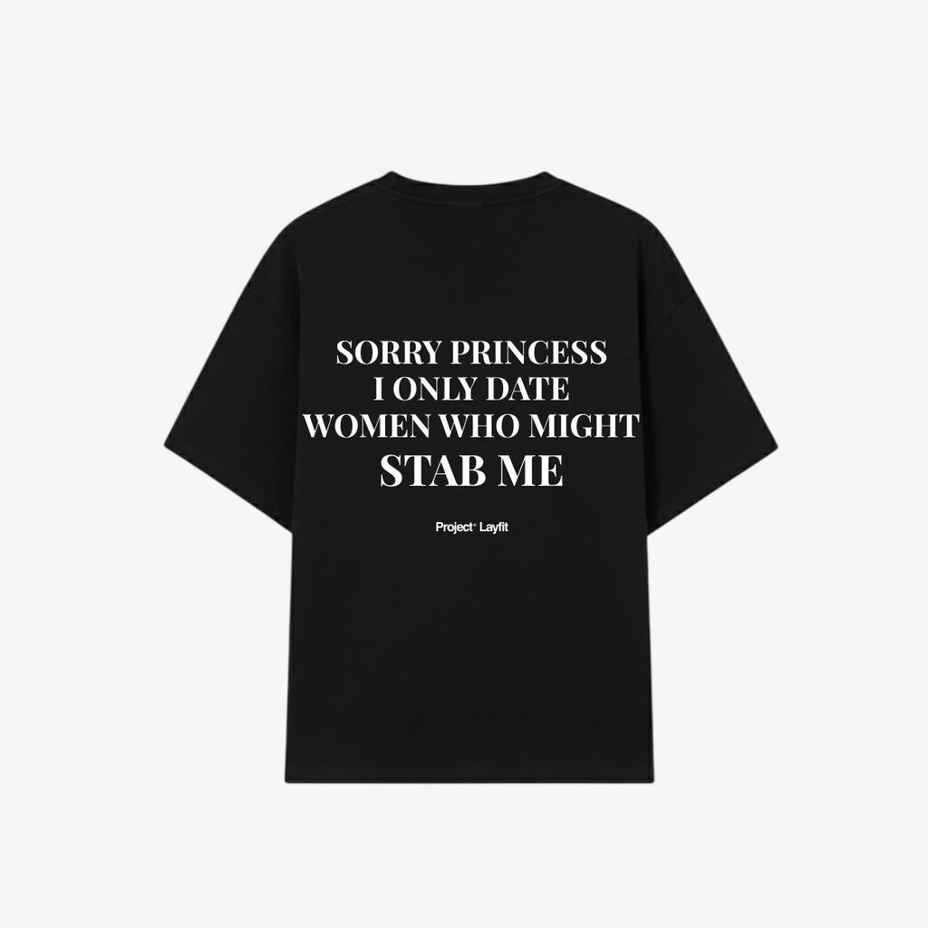 Stabbed Tee Black