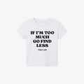 Girl Math Top White